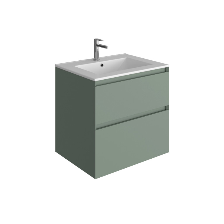 TMZ-101-SGMozzanoBasinCabinet60cmDark Sage Green