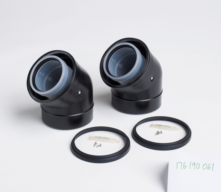 7716190061Balanced Flue 45 Bend 150mm