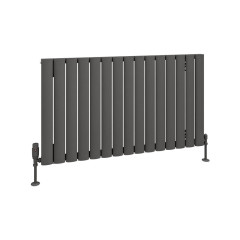 Sandhurst 600 x 1045mm Aluminium Radiator - Matt Anthracite