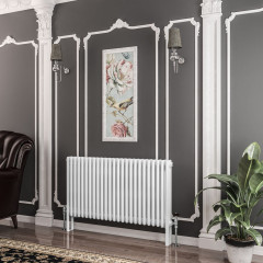 Imperia 3 Column Radiator 600 x 1145mm - Gloss White