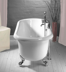 Ascoli-fs: Carron Ascoli Freestanding Bath Feet - Chrome
