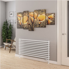 Murano 600 x 1200mm Radiator - Gloss White