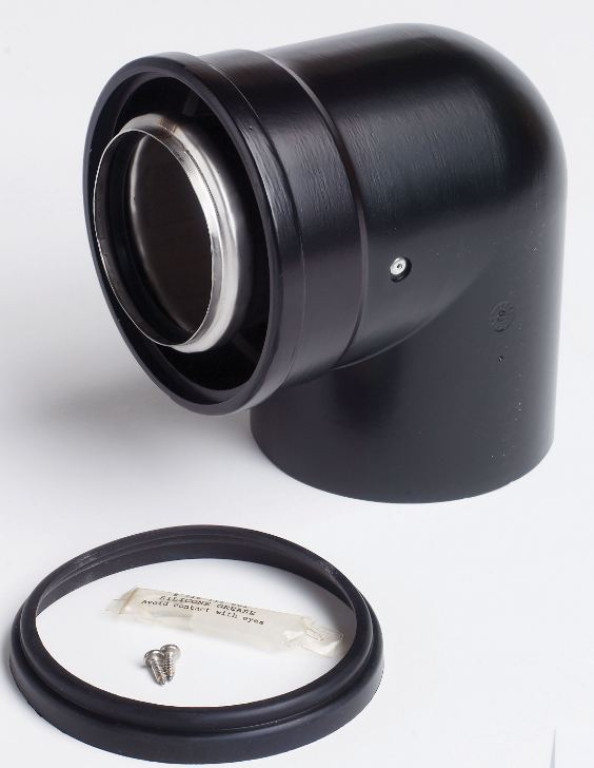 7716190096Balanced Flue 90 Bend 150mm