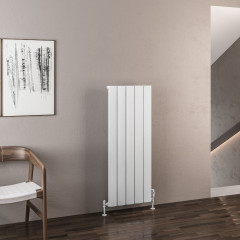 Malmesbury 1200 x 470mm Aluminium Radiator - Matt White