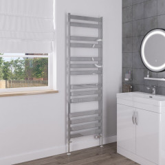 Pelago Aluminium Towel Rail 1800 x 600mm - Polished Aluminium