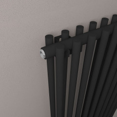 Murano 1800 x 310mm Radiator - Matt Black