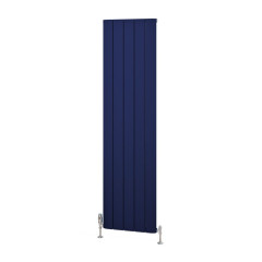 Withington 1800 x 470mm Aluminium Radiator - Matt Cobalt Blue