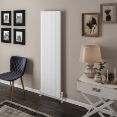 Vesima 1800 x 503mm Aluminium Radiator - Matt White