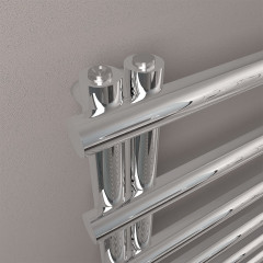 Marlow E-Style 1150 x 600mm Towel Rail - Chrome