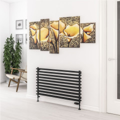 Murano 600 x 1000mm Radiator - Matt Black