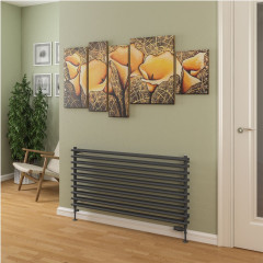Murano 600 x 1200mm Radiator - Matt Anthracite