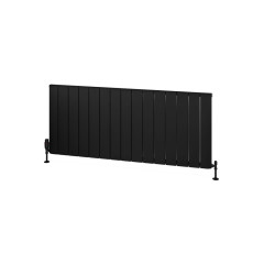 Withington 600 x 1420mm Aluminium Radiator - Matt Black