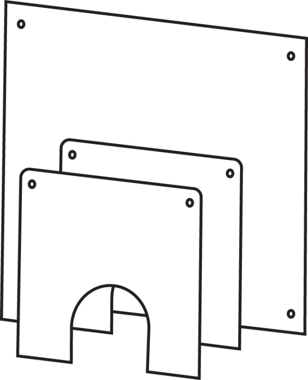 7716190075Inspection Plate Kit 130mm