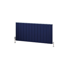 Withington 600 x 1230mm Aluminium Radiator - Matt Cobalt Blue