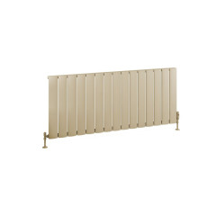 Malmesbury 600 x 1420mm Aluminium Radiator - Matt Cappuccino