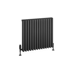 Witney 600 x 660mm Aluminium Radiator - Matt Anthracite