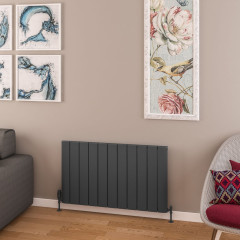 Withington 600 x 1040mm Aluminium Radiator - Matt Anthracite